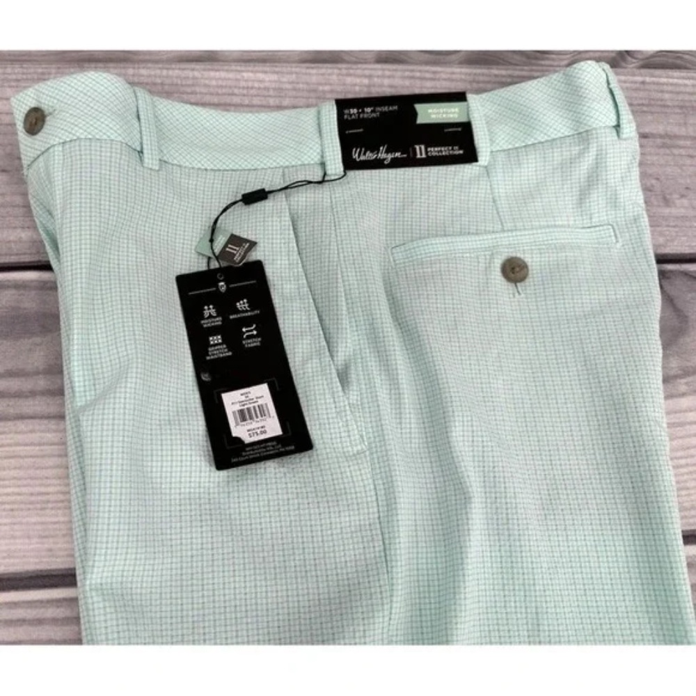 NWT WALTER‎ HAGEN PERFECT 11 COLLECTION GOLF SHORTS Blue Frost